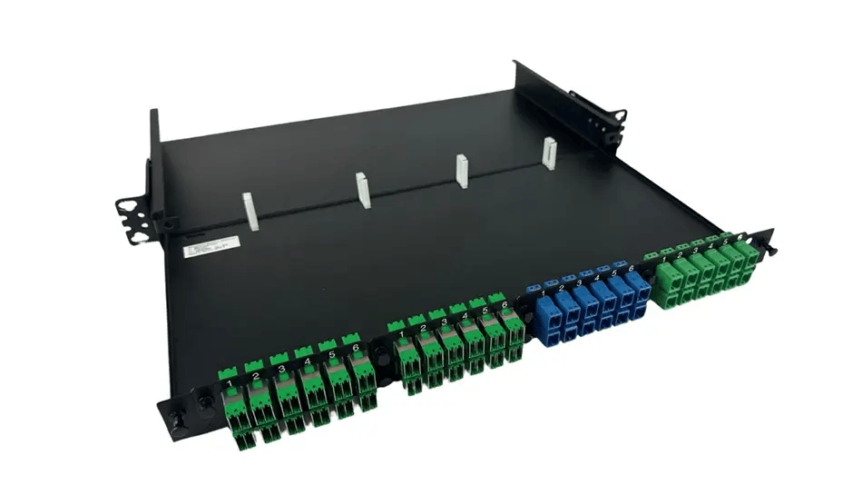 Cascade Panel – 1RU with a total density of 96 LCs in a single rack unit